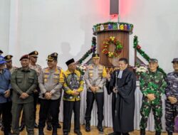 Pastikan Keamanan, Forkopimda Kalsel Monitor Perayaan Ibadah Malam Natal