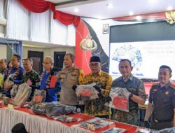 Kapolda Ekspose Kasus Pembajakan Kapal Pertama di Wilayah Perairan Kalsel