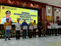 Pemprov Kalsel Bagikan Dana Bantuan Keuangan Parpol, Naik Hingga 50%