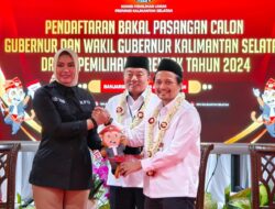 Muhidin – Hasnuryadi Resmi Daftar ke KPU, Pilkada Kalsel Akan Diramaikan 2 Pasang Calon