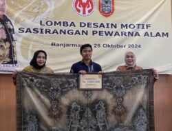 Ketua Dekranasda HSS Dukung Pengrajin di Lomba Desain Motif Sasirangan Pewarna Alam