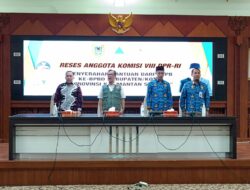 Sekda Tanah Bumbu Hadiri Pertemuan Reses DPR RI Komisi VIII dan Penyerahan Bantuan BNPB