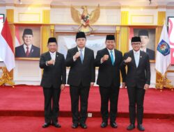 Mendagri Lantik Tomsi Tohir sebagai Sekjen Kemendagri dan Sang Made Mahendra Jaya sebagai Irjen