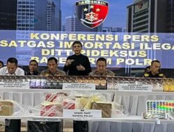Bareskrim Polri Bongkar Penyelundupan, Rugikan Negara Rp.64 M: Dari Rokok hingga Kawat Baja