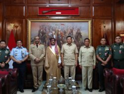 Menhan Terima Kunjungan Kehormatan Dubes Arab Saudi
