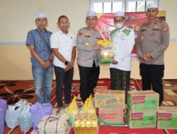 Polres HST dan Media Berbagi Berkah Ramadan di Ponpes Al Ittihad Kitun