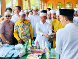 Didampingi Riki Sekjen Forum Alumni BEM, Ketum Bahlil Ziarah ke Makam Pendiri Ponpes Al Ashriyyah Nurul Iman Bogor 