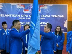 Lantik Pengurus DPD GAMKI Jateng, Sahat Sinurat: Teruslah Bergerak Membersamai Perjuangan Masyarakat