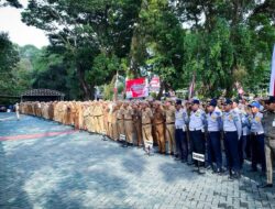 Pemerintah Kabupaten HSS Gelar Apel Gabungan, Disporapar Paparkan Capaian dan Agenda Strategis