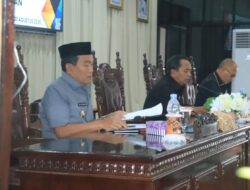 DPRD HSS Gelar Paripurna Penyampaian Ranperda Penanaman Modal