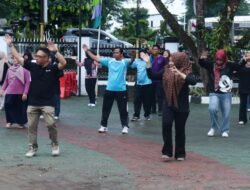 Pemkab HSS Gelar Senam Kesegaran Jasmani