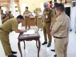 Pemkab HSU Teken Perjanjian Kinerja dan Pakta Integritas Seluruh SKPD
