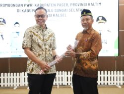 PWRI HSS Terima Kunjungan Silaturahmi PWRI Kabupaten Paser