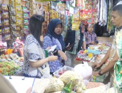 Polres HSS Bersama Bapanas Pantau Harga Bahan Pokok di Pasar Los Batu Kandangan