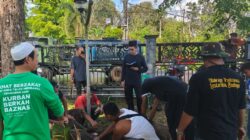 Wabup Balangan Sembelih Hewan Kurban, Daging Dibagikan untuk Kaum Dhuafa
