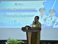 Pemkab HSS Gelar Dialog Pembangunan Bersama Aparat Desa dan Kecamatan