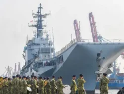 KRI Sriwijaya Tiba di Tanjung Priok, Kapal Induk Eks Italia Jadi Sorotan Dunia