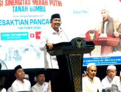 Bupati Tanah Bumbu Ajak Warga Perkuat Persatuan Lewat Aksi Sinergitas Merah Putih