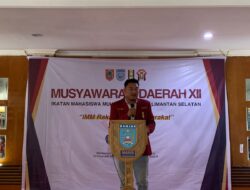 Musyda IMM Kalsel XII, Ferry Setiady Terpilih menjadi Ketua Umum DPD IMM Kalsel 2023-2025.