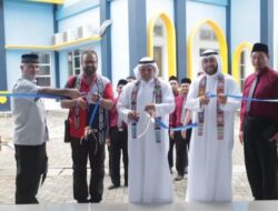 Lantunan Shalawat Badar, Santri Sambut Peresmian Gedung Rahma International School Society  Kubu Raya