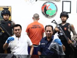 Polres HST Amankan Tersangka Pengguna Sabu di Desa Benawa Tengah