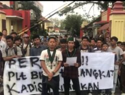 Badko HMI Sumut Gelar Aksi, Desak Polda Sumut Usut Tuntas Dugaan Tindak Pidana Suap Seleksi PPPK Langkat
