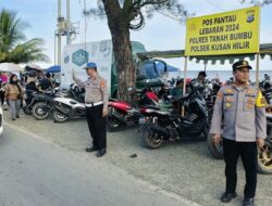 Ramai Dikunjungi, Tim Gabungan Amankan Objek Wisata Pesisir Pantai Pagatan