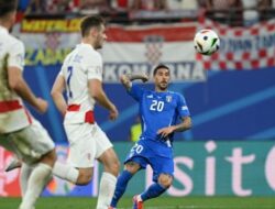 Menegangkan! Italia Samakan Kedudukan 1:1 Melawan Croasia di Injury Time
