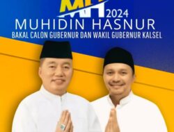 H Muhidin – Hasnur Klaim Menang Pilgub Kalsel, Unggul Telak dari Acil Odah – Rozanie