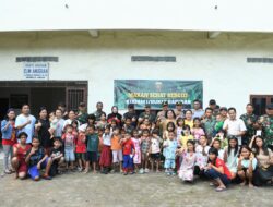 Kodam I/Bukit Barisan Gelar Program Peningkatan Gizi Anak di Medan Denai