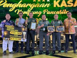 Morowali Raih Penghargaan Juara Umum Kasad Awards Kampung Pancasila dan Ketahanan Pangan 2024