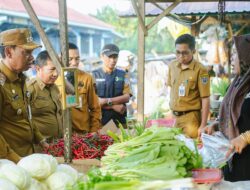Wabup HSS Tinjau Harga dan Stok Bahan Pokok Jelang Ramadhan