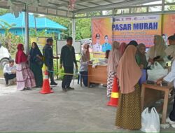 Pasar Murah di Desa Balanti, Ringankan Beban Warga Jelang Ramadan