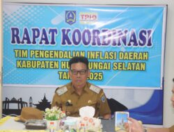 Wabup HSS Awali Tugas dengan Rakor Pengendalian Inflasi Daerah