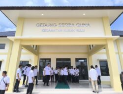 Bupati Zairullah Resmikan Gedung Serbaguna Kusan Hulu, Dorong Kemajuan Masyarakat