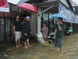Wabup Bahsanudin Tinjau Lokasi Banjir di Simpang Empat Tanah Bumbu
