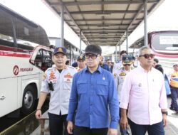Jelang Mudik Lebaran, Wamendagri Bima Cek Kelayakan Armada Bus di Terminal Leuwipanjang