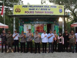 Bupati Bang Arul dan Kapolda Kalsel Tinjau Pos Terpadu, Pastikan Mudik Lebaran di Tanah Bumbu Aman