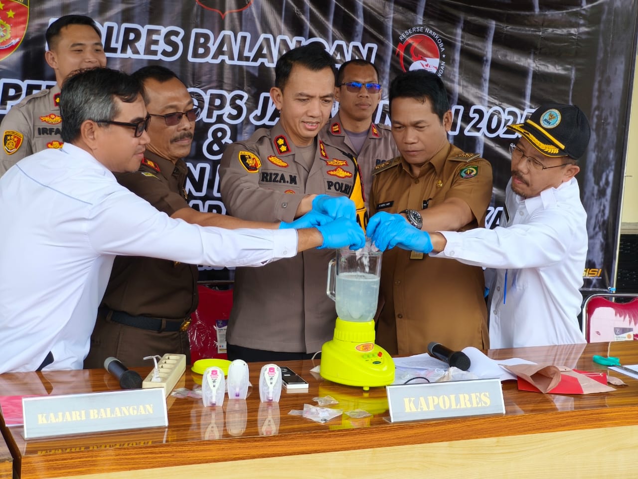 Polres Balangan ungkap hasil Polres Balangan Ungkap Ops Jaran Intan 2025