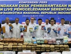 Bongkar Narkoba Rp.1 T, BG: Sesuai Arahan Presiden Hancurkan Jaringan Narkotika hingga ke Akarnya