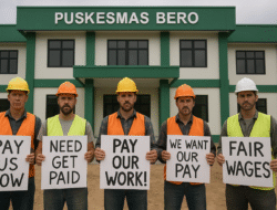 Pekerjaan Selesai 100%, Dinkes Mubar Baru Bayar 48% Kontraktor Puskesmas Bero