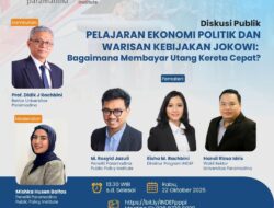Diskusi PPPI Paramadina dan INDEF: Warisan Ekonomi Politik Era Jokowi dan Beban Utang Kereta Cepat