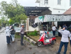 Satlantas Polres HSU Bersama Dishub Edukasi Soal Parkir Liar