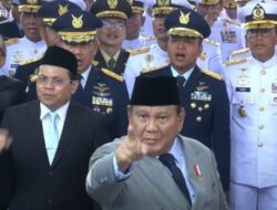 Presiden Prabowo Ikut Bernyanyi Lagu Nasional Usai Pimpin Upacara Hari Kesaktian Pancasila