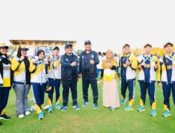 Hadiri Porprov XII Kalsel Di Tanah Laut, Bupati Sahrujani Nyatakan HSU Siap Jadi Tuan Rumah Porprov XIII