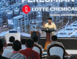 Presiden Prabowo Subianto Puji Jasa Jokowi dalam Pembangunan Pabrik Petrokimia Terbesar di Indonesia