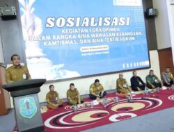 Pemkab HSU Perkuat Kamtibmas dan Wawasan Kebangsaan Lewat Sosialisasi Lintas Sektor