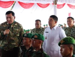 Menhan Sjafrie Sjamsoeddin Tinjau Pembangunan Yonif TP 828/BWM di Tanah Bumbu