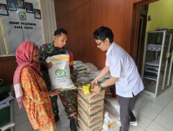 40 KK Warga Desa Kapul Terima Bantuan Pangan dari DKPPP Kabupaten Balangan