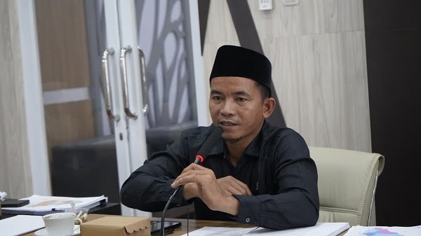 Anggota Komisi III DPRD Kabupaten Balangan, Supianor, memberikan apresiasi terhadap berbagai kegiatan yang diselenggarakan di Kabupaten Balangan. (Foto: Nusawarta.id)